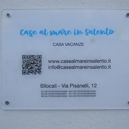 Al Mare In Salento - Bilocale B9 Holiday home *